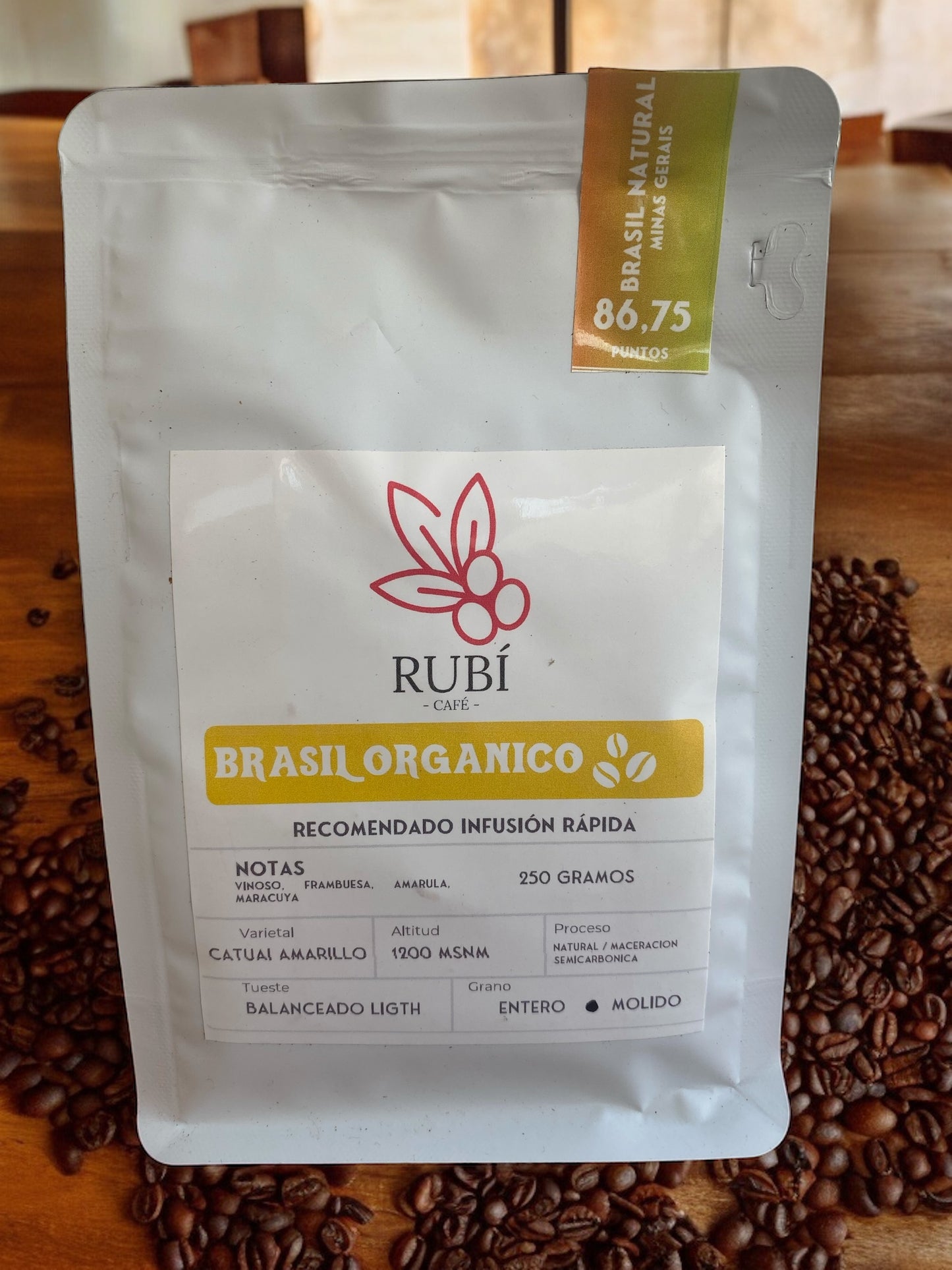 Cafe de Especialidad Brasil Orgánico